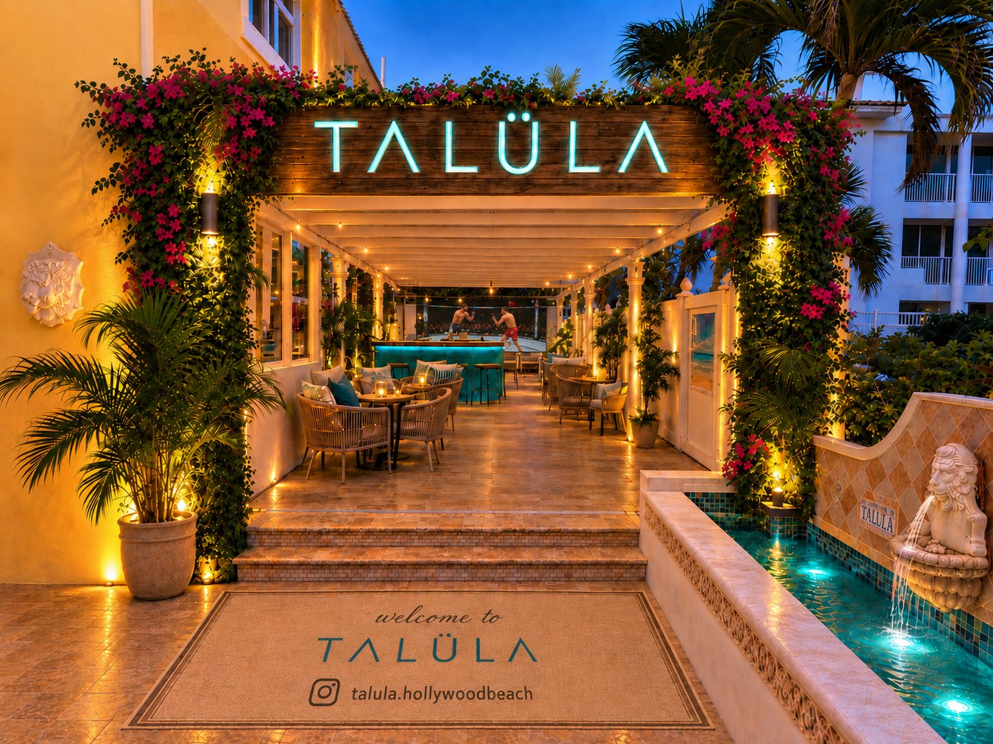 Talula beach bar and Hookah lounge at SINCLAIR Boutique Hotel